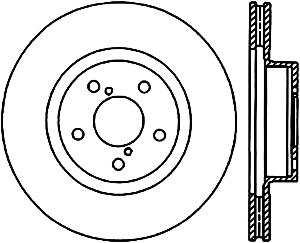 Drilled Sport Brake Rotor P52358
