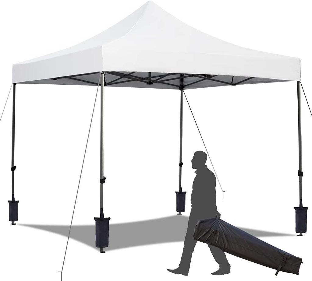 10' x 20' Pop Up Canopy Tent with Roller Bag, 6 Sand Bags V80427