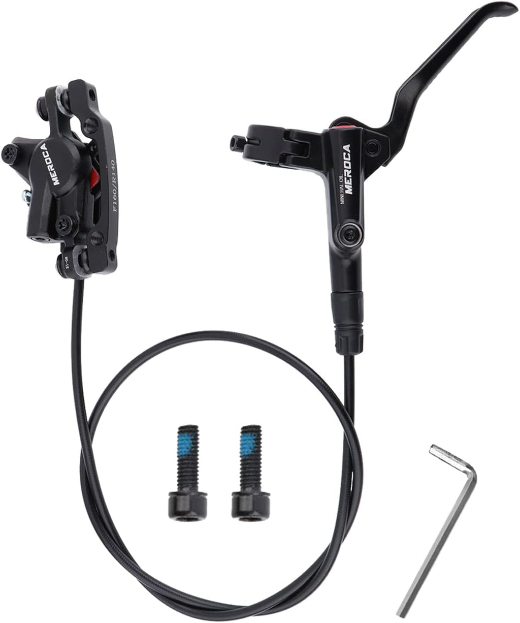 MTB Hydraulic Disc Brake Set with 160mm Rotors, Aluminum Alloy, Pack of 2 M954060