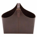 Brown Leather Magazine Holder L286031