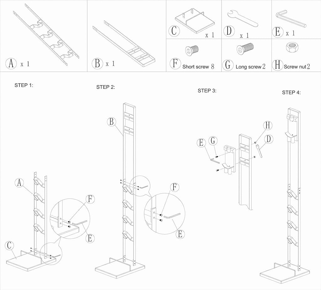 Metal Storage Bracket Stand for Cordless Vacuum Cleaners U1470