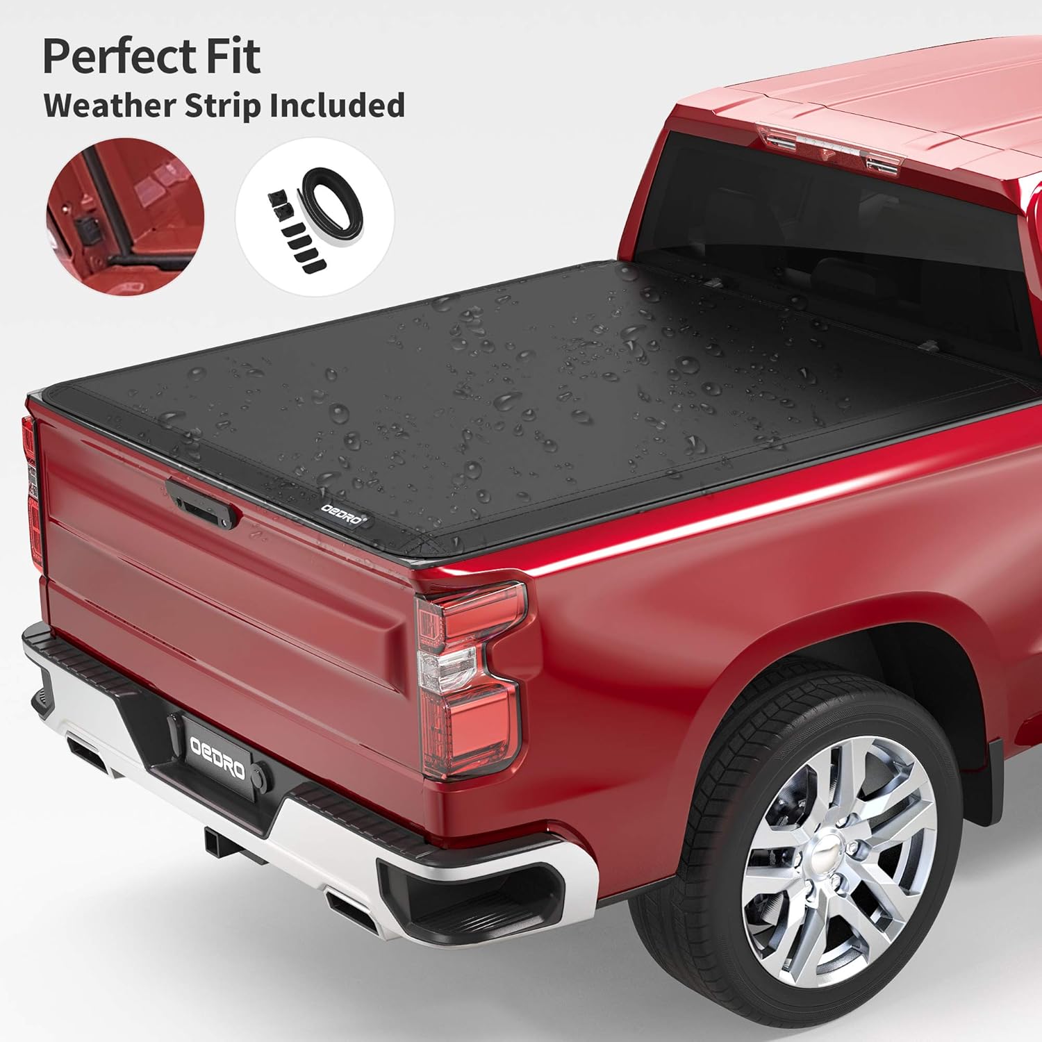 Soft Quad Fold Truck Bed Tonneau Cover I49028