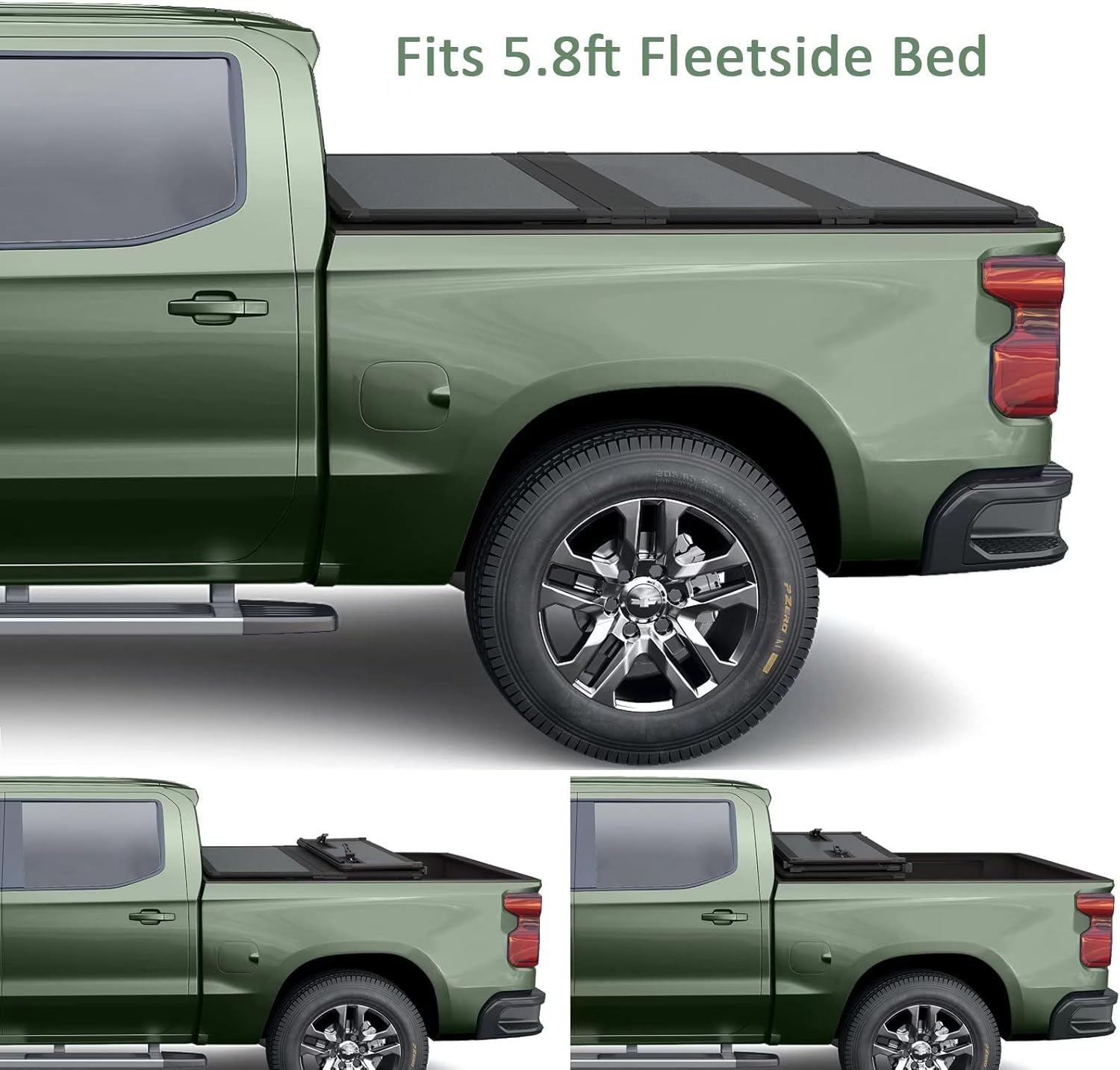 Hard Tri-Fold Truck Bed Tonneau Cover C7024