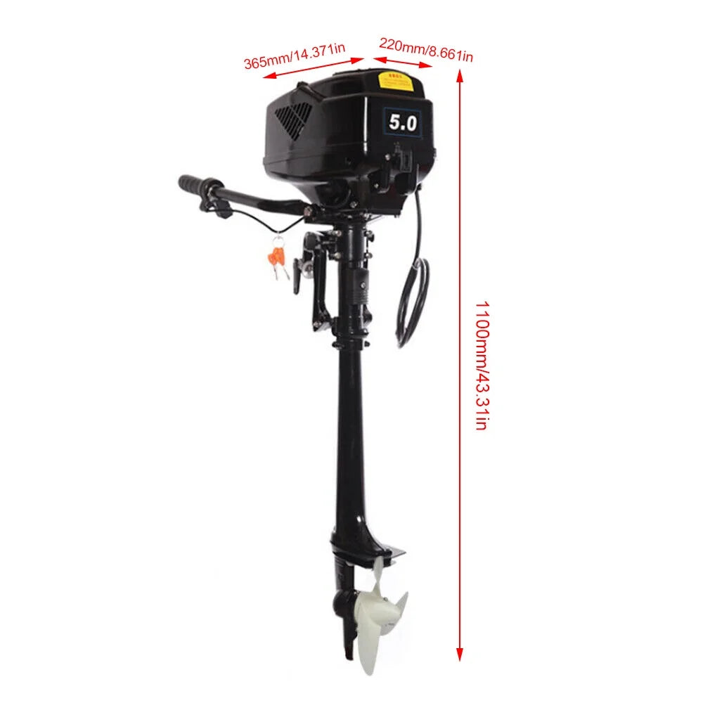 Electric Outboard Motor 48V 1200 w for Inflatable Fishing Boat K877467