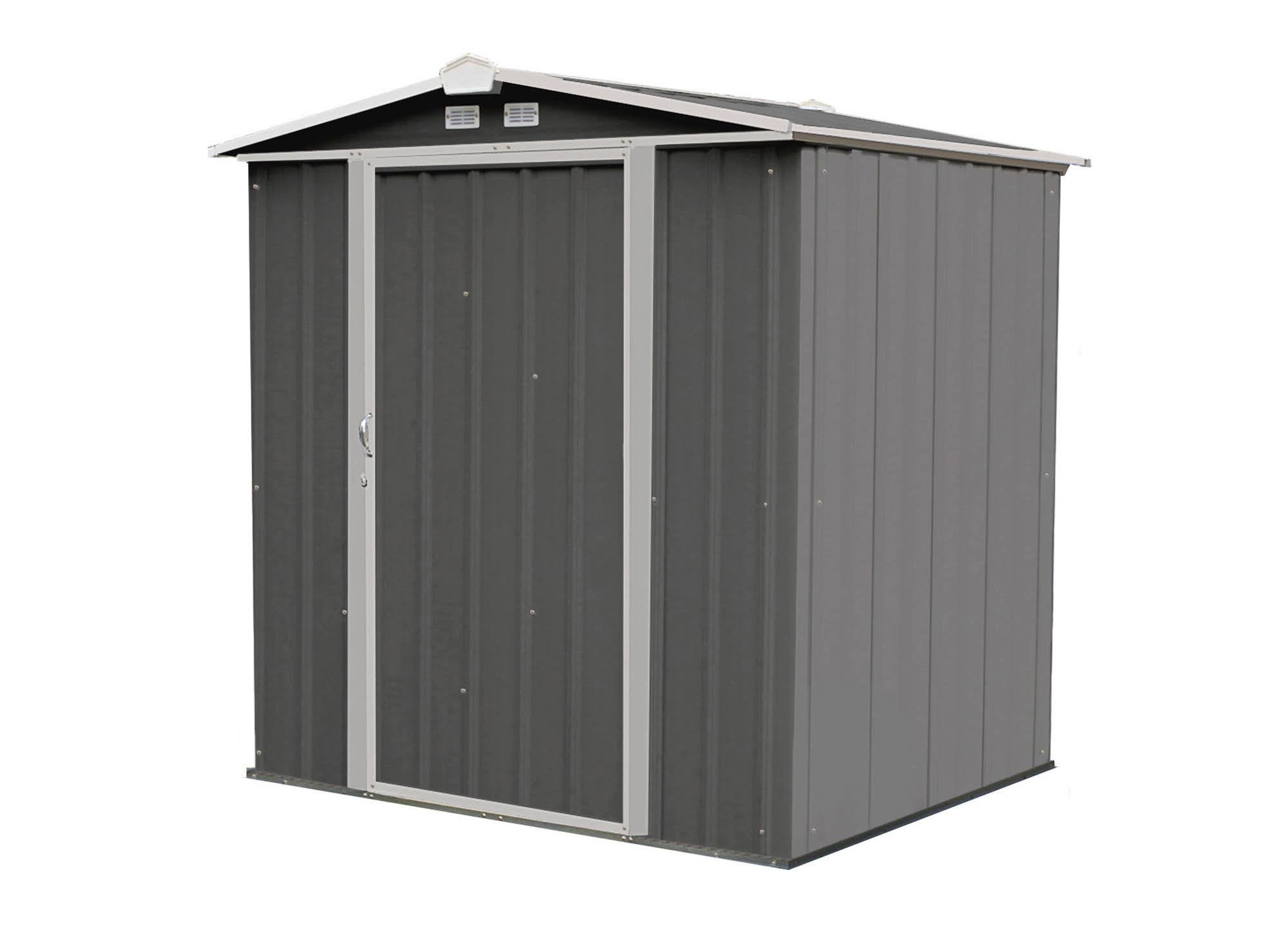 Cream Galvanized Steel Storage Shed Y902