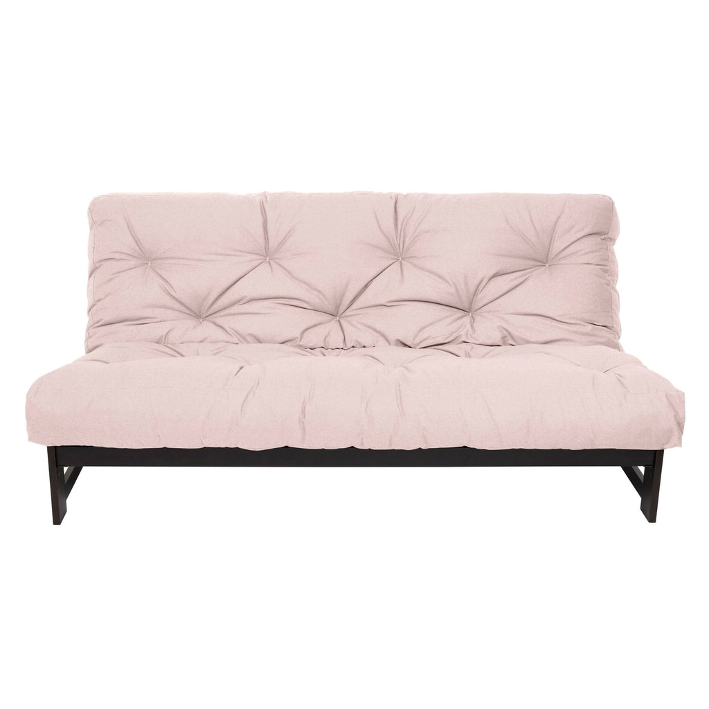 Black Queen-size Dual Latex Futon Mattress R445496