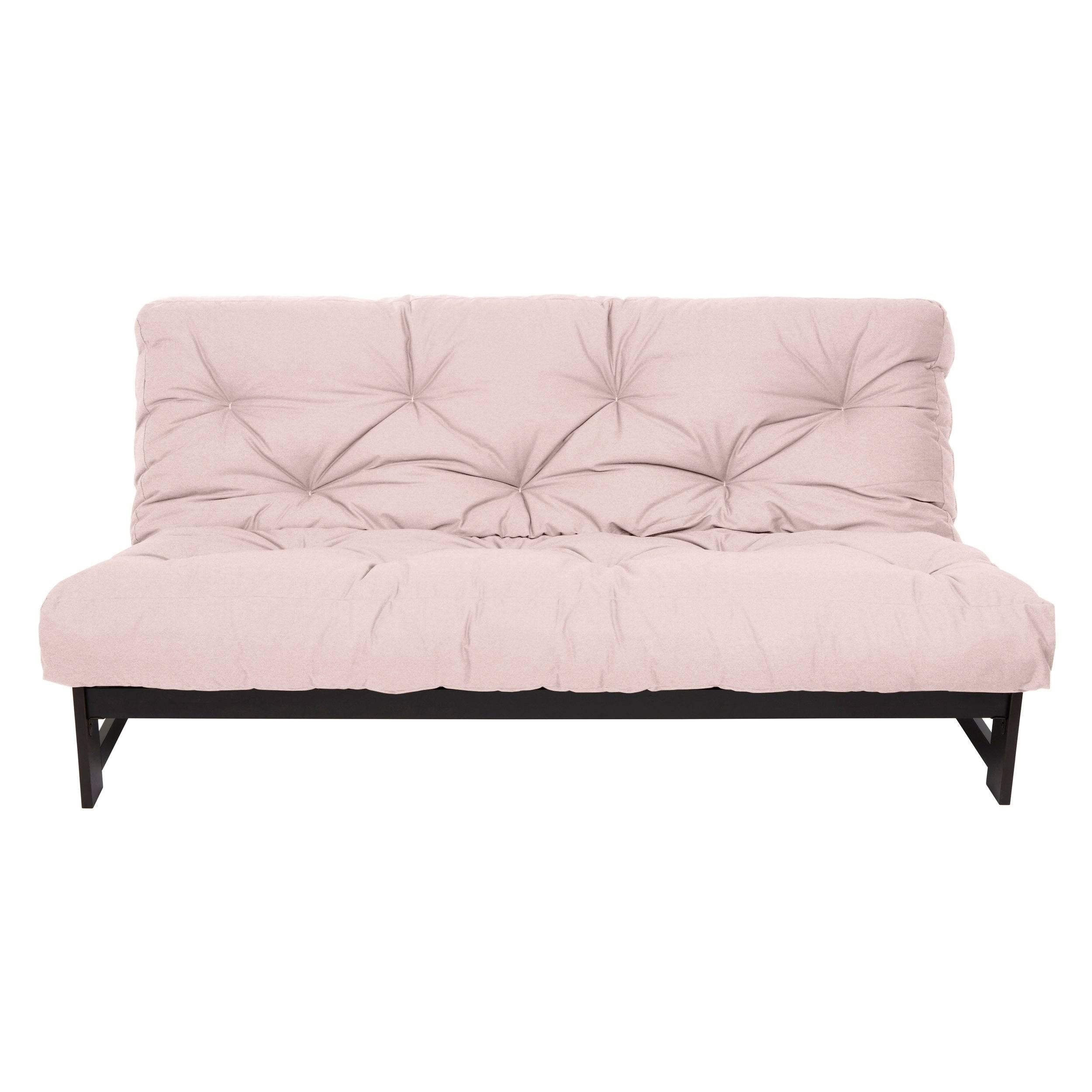 Black Queen-size Dual Latex Futon Mattress R445496