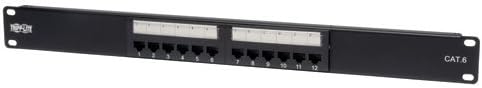 48-Port 2U Rackmount Cat6 110 Patch Panel RJ45 Ethernet Black T854567