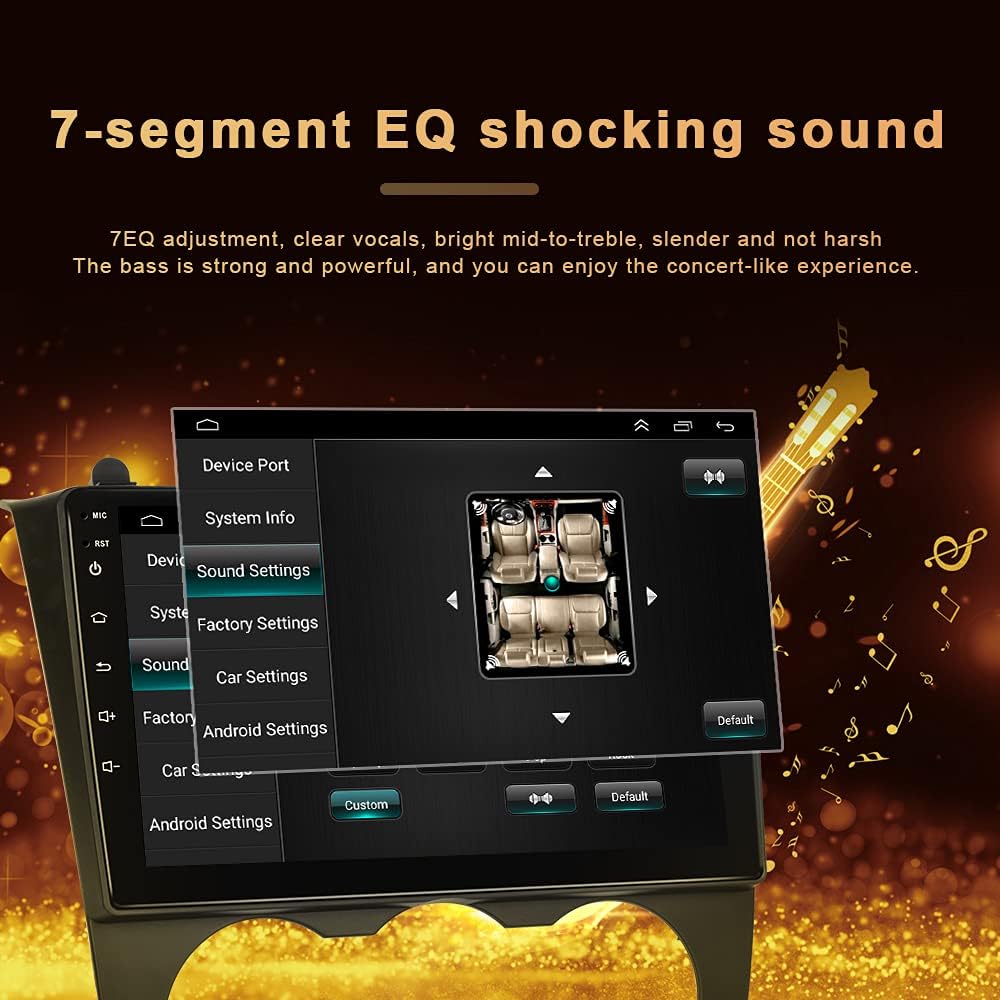 9 Inch Android Car Stereo with Navigation WiFi Bluetooth Backup Camera R70927