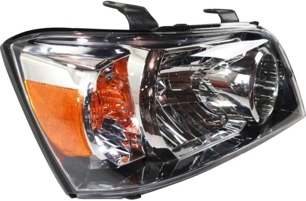 Passenger Side Head Light Assembly with Bulbs C5132