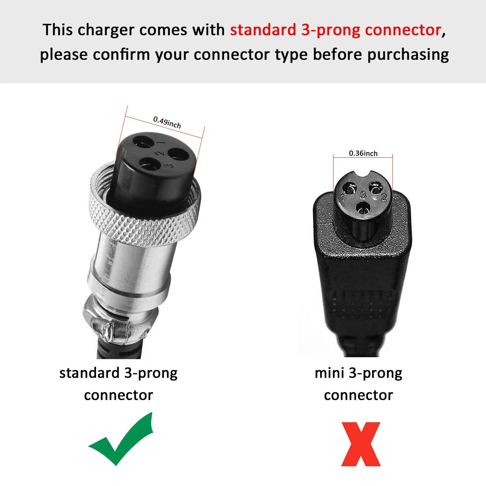 67.2V 2A 60V 16S Li-ion Battery Charger Adapter for Electric Bicycle M161402