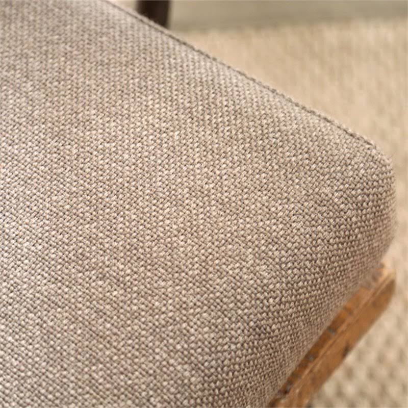 Rustic Metal Legs Accent Chair S14657