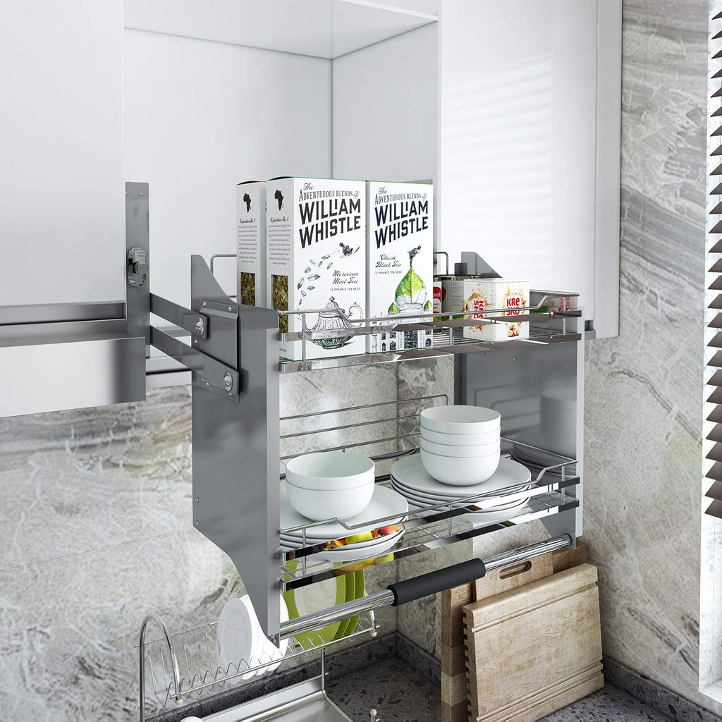 Pull-Down Cabinet Organizer 2 Tier C657426