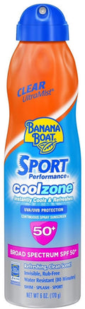 Sport Performance CoolZone Continuous Spray Sunscreen SPF 50+ 6 oz (Pack of 6) H214823