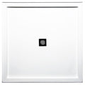 48 x 48 inch Double Threshold Designer Shower Base with Square Drain B77493