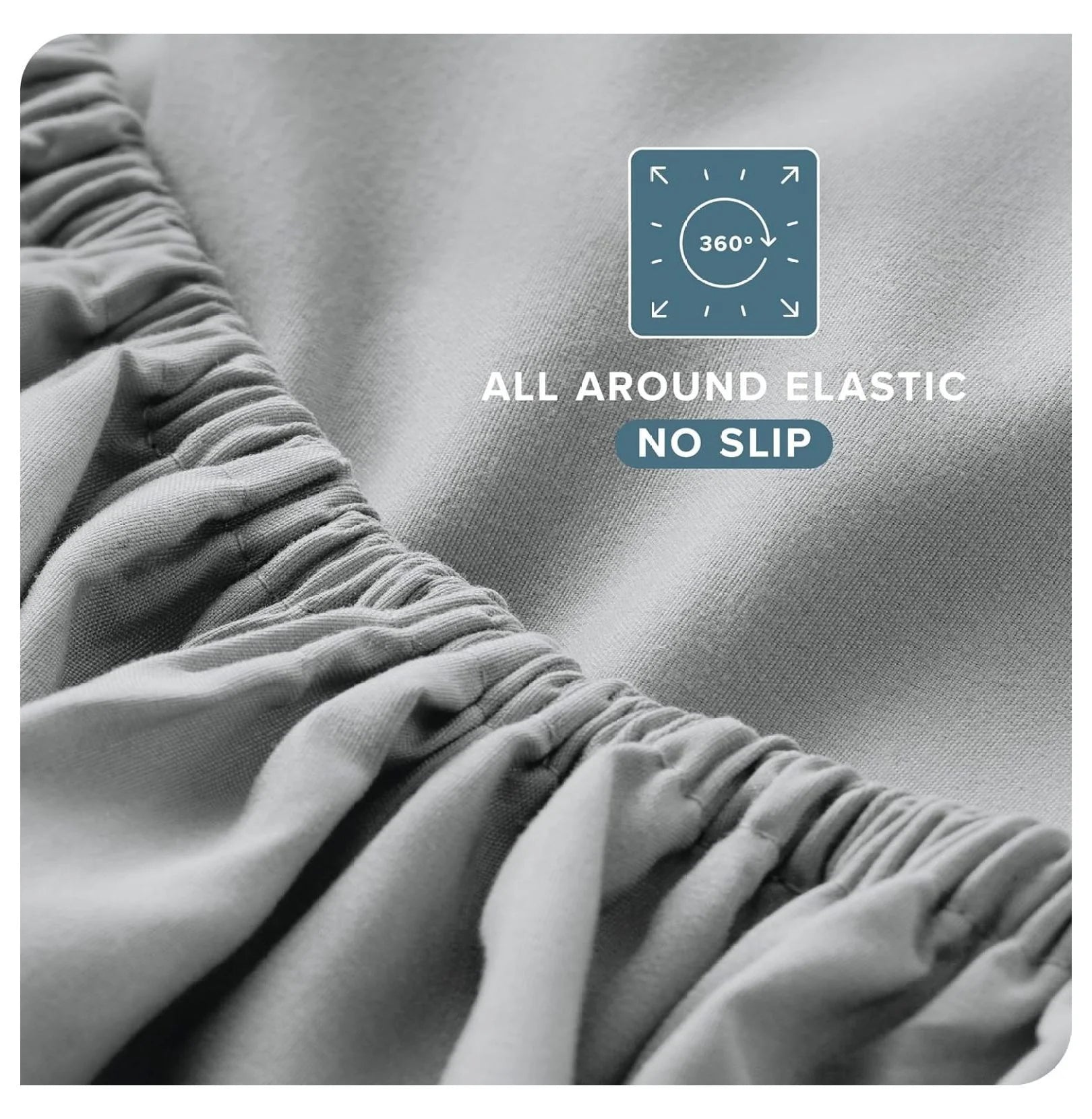 Full XL 4 Piece Microfiber Sheet Set, French Grey D76495