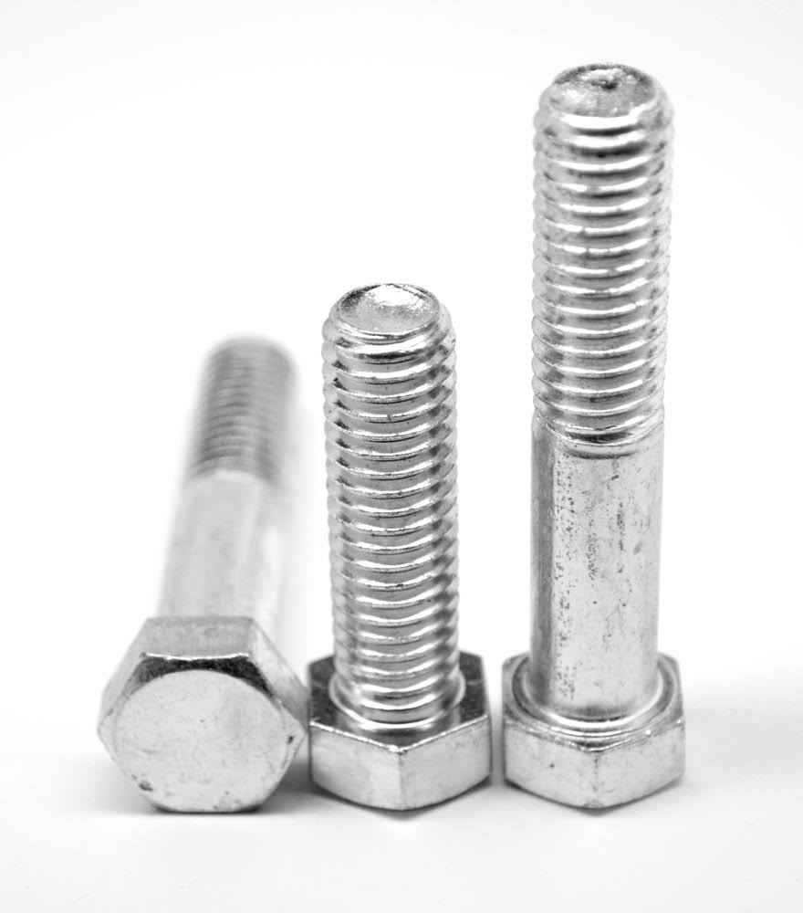M16 x 2.00 x 90 mm Coarse Thread Class 10.9 Hex Cap Screw Alloy Steel Zinc Plated Pk 100 L8883