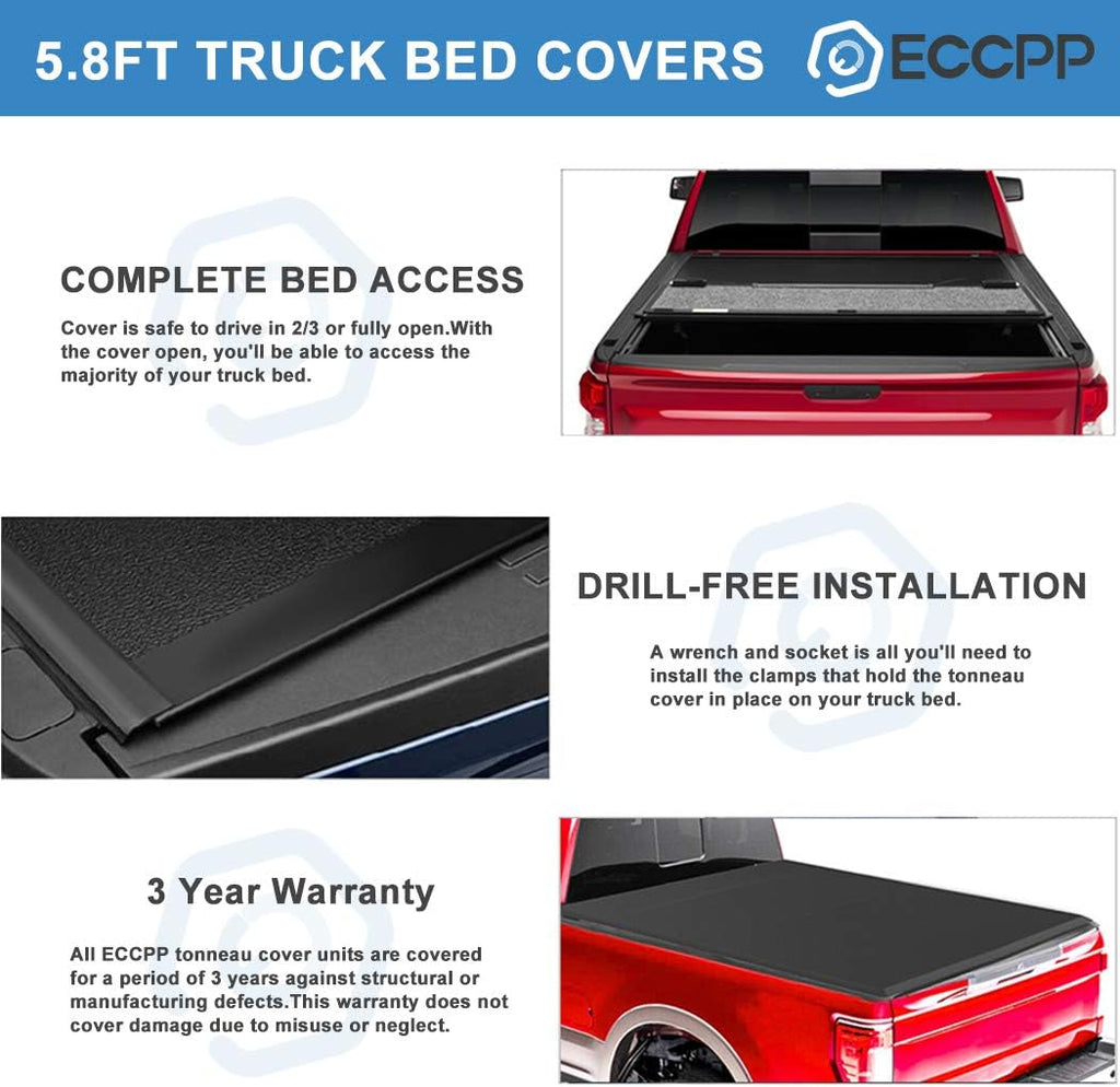 Soft Quad Fold Truck Bed Tonneau Cover R57525