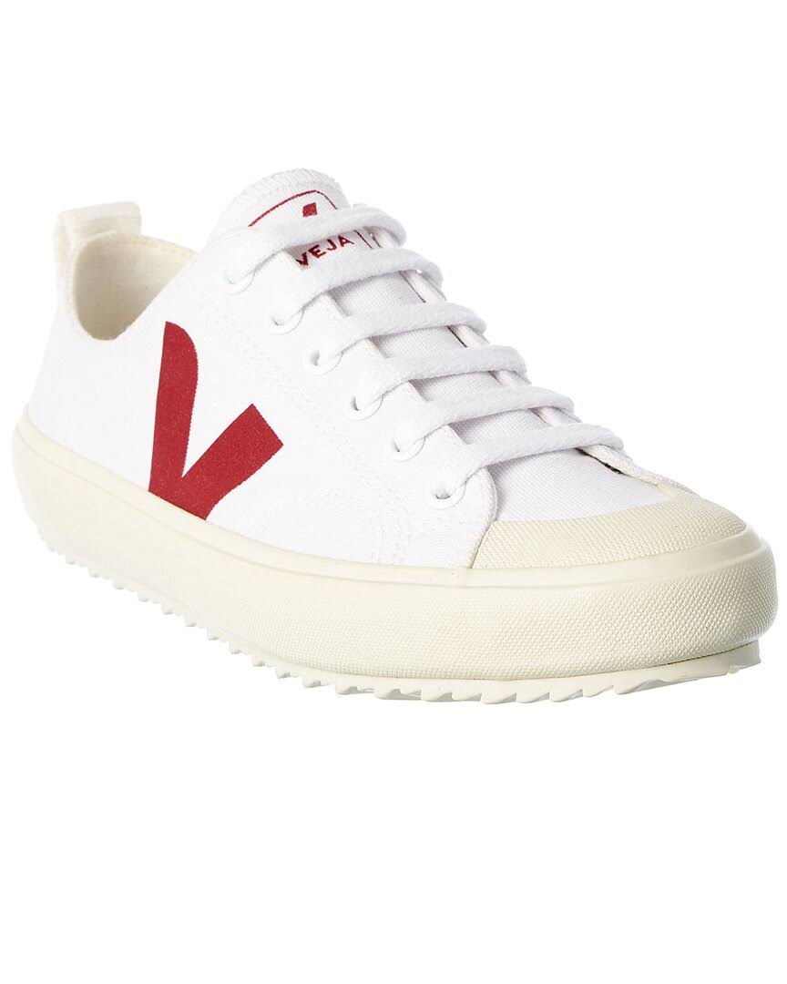 White Canvas Shoes U80361