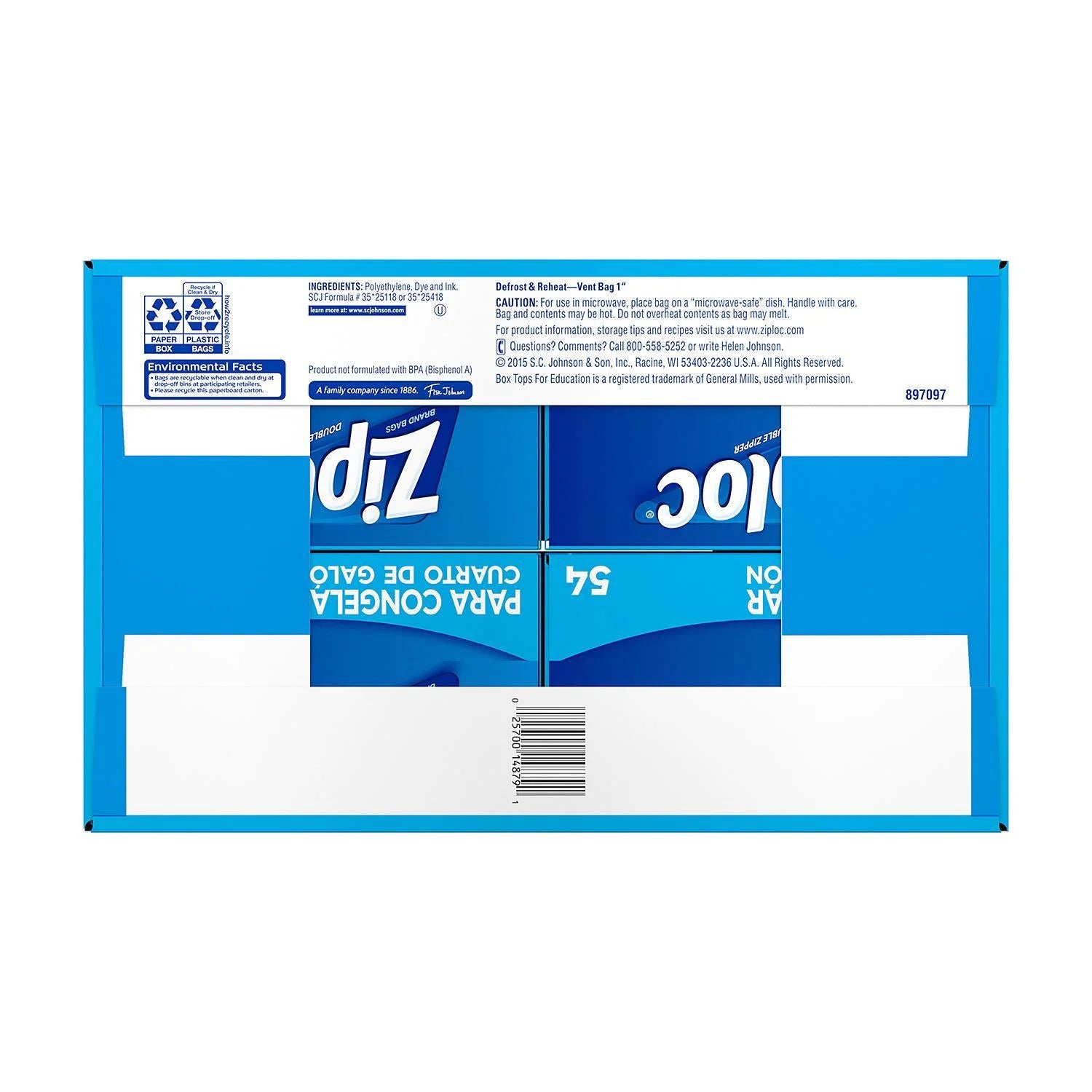 Quart Freezer Bags (216 ct.) Q54608