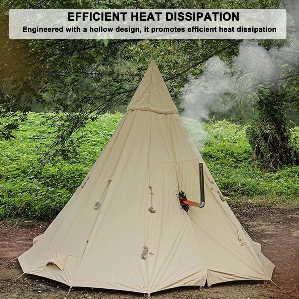 Tent Chimney Anti-Scald Plate Protector, Clip-on Stove Jack, 90mm Diameter R28502