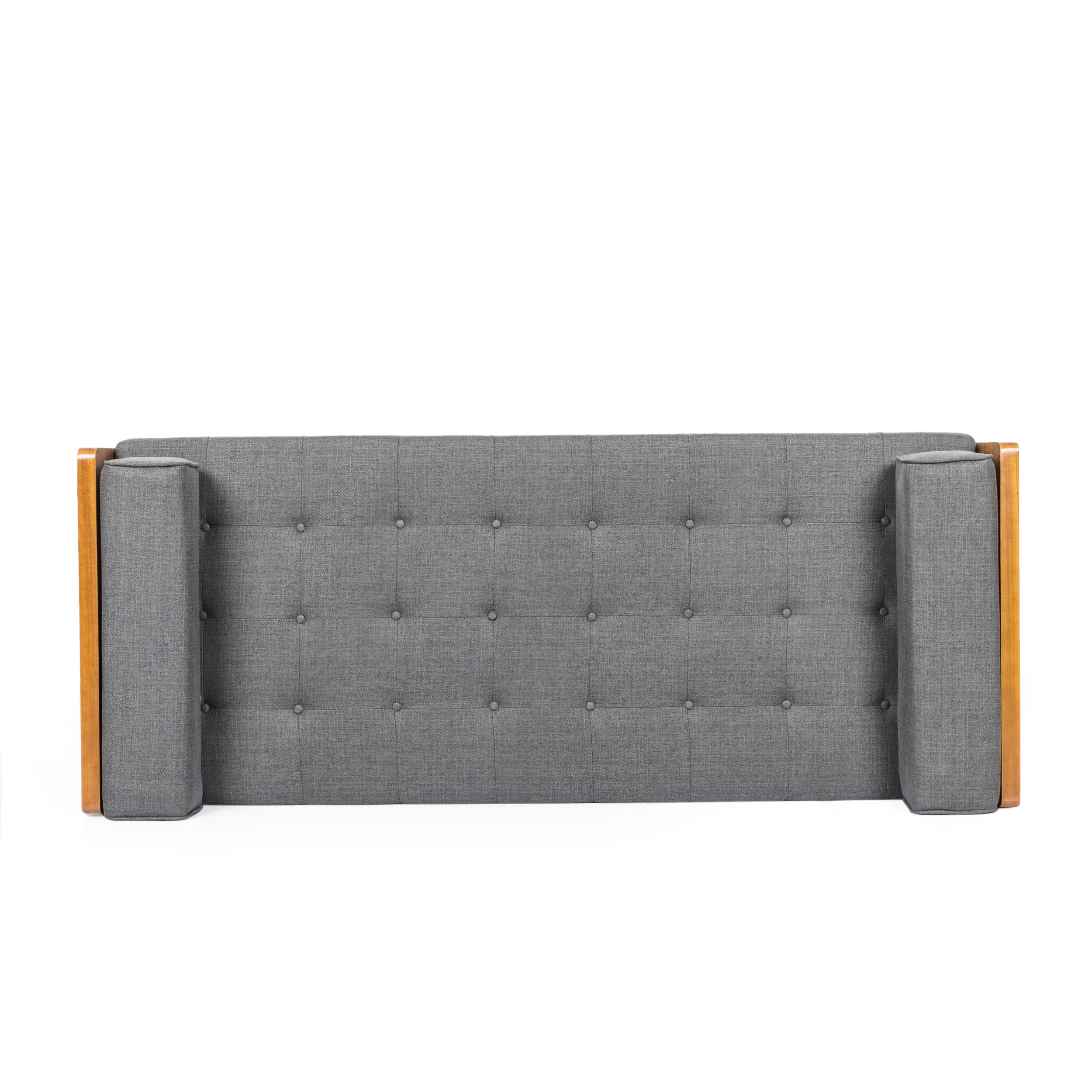 Gray Fabric Tufted Chaise Lounge W603698