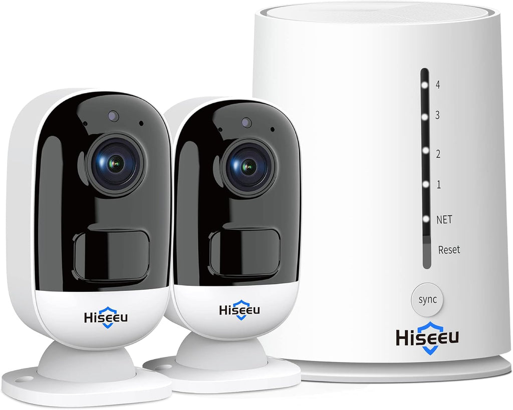 2K Wireless Security Camera System 2-Cam Kit with NVR D41742