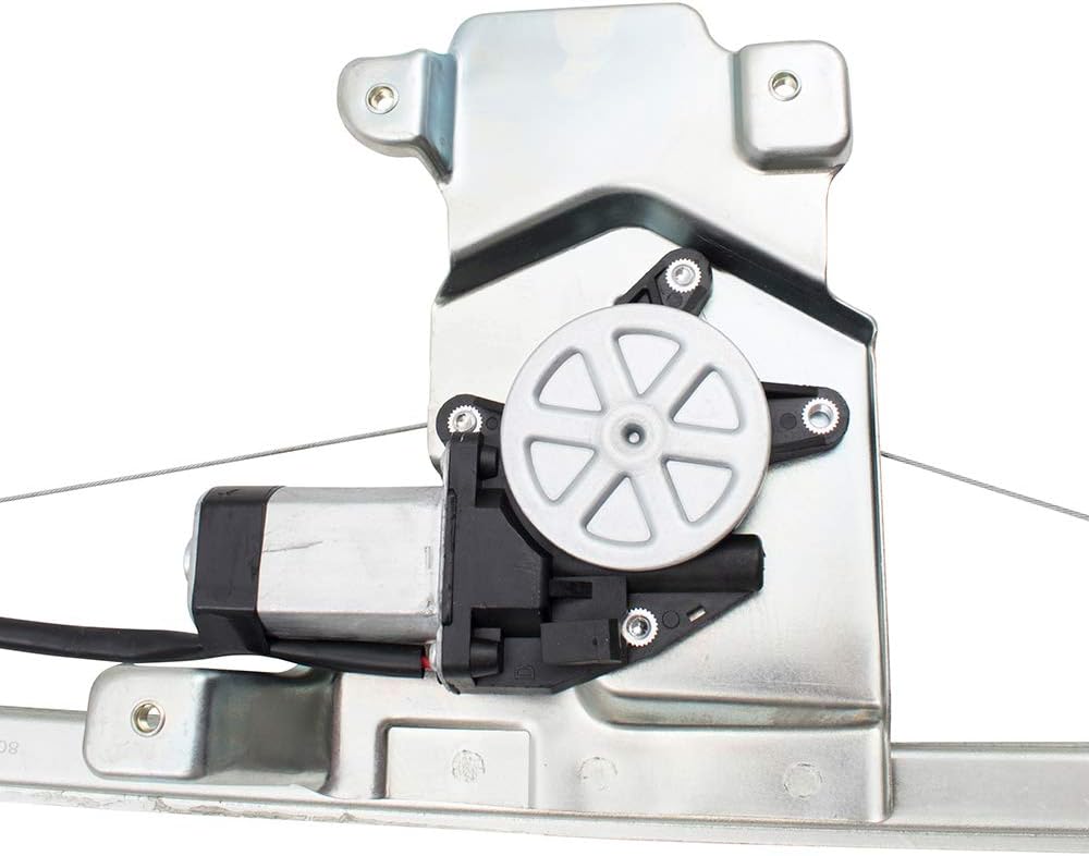Passenger Rear Power Window Regulator & Motor Right Assembly Compatible with 04-12 Canyon Colorado Crew Cab Pickup Truck Pack of 2 F82417