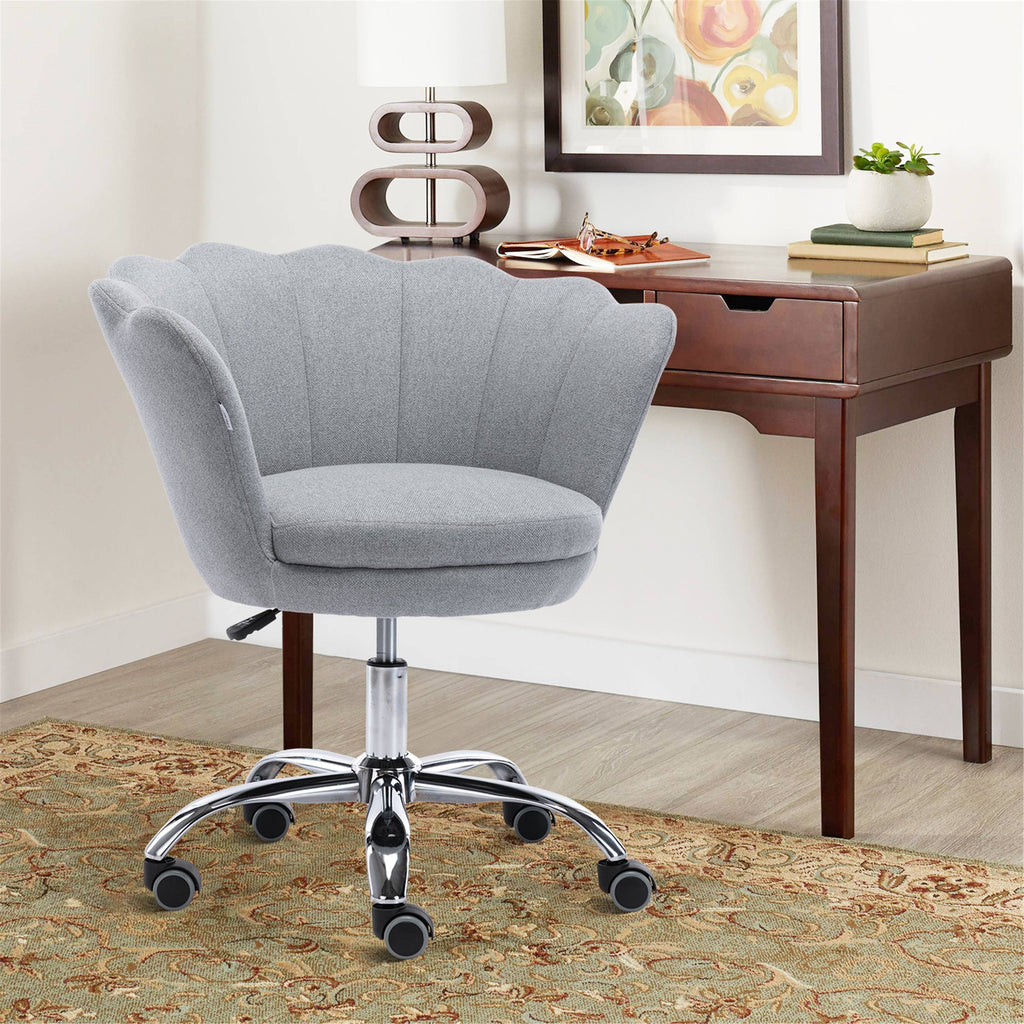 Light Grey Swivel Shell Chair W435307