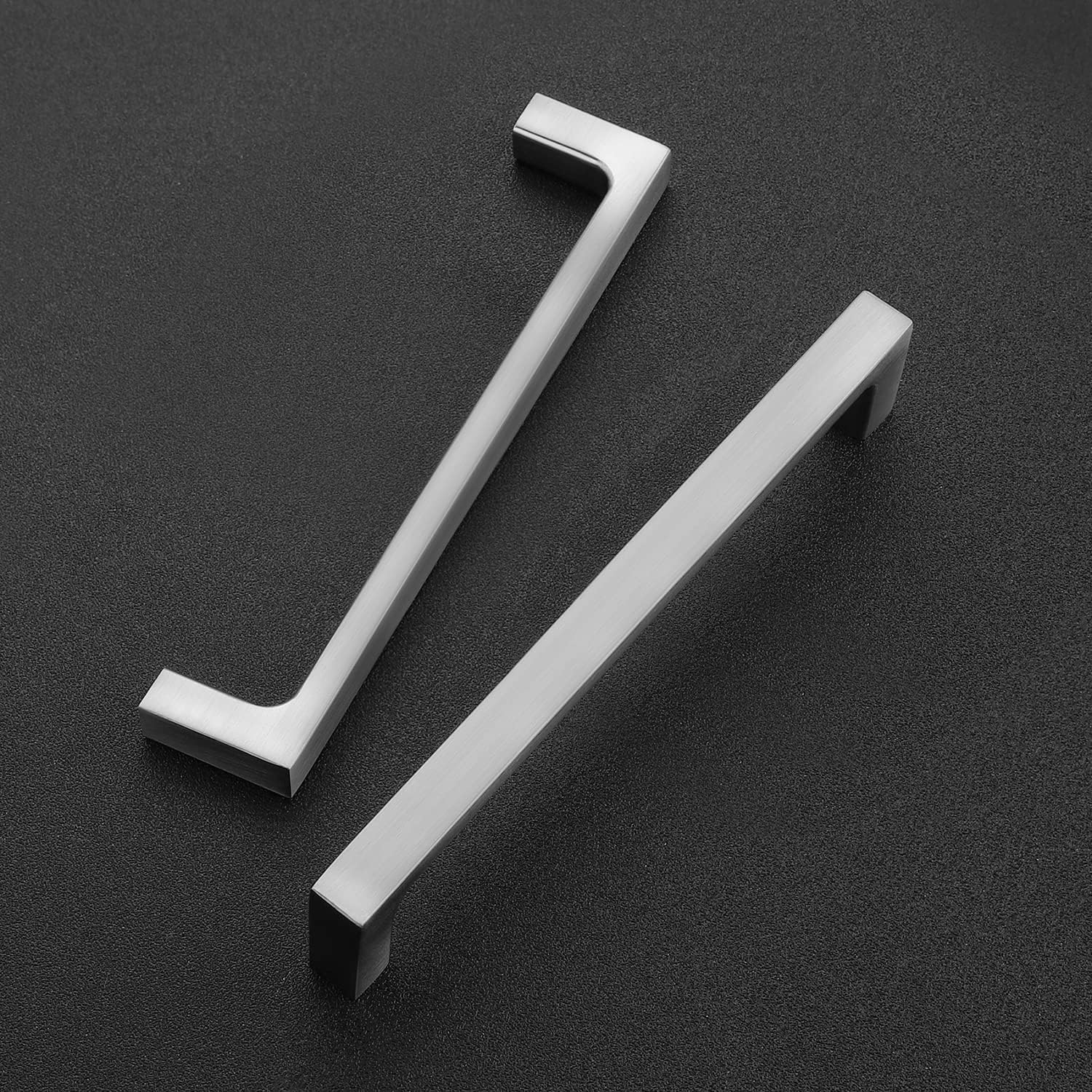 30 Pack 5 Inch Brushed Nickel Square Cabinet Pulls T939
