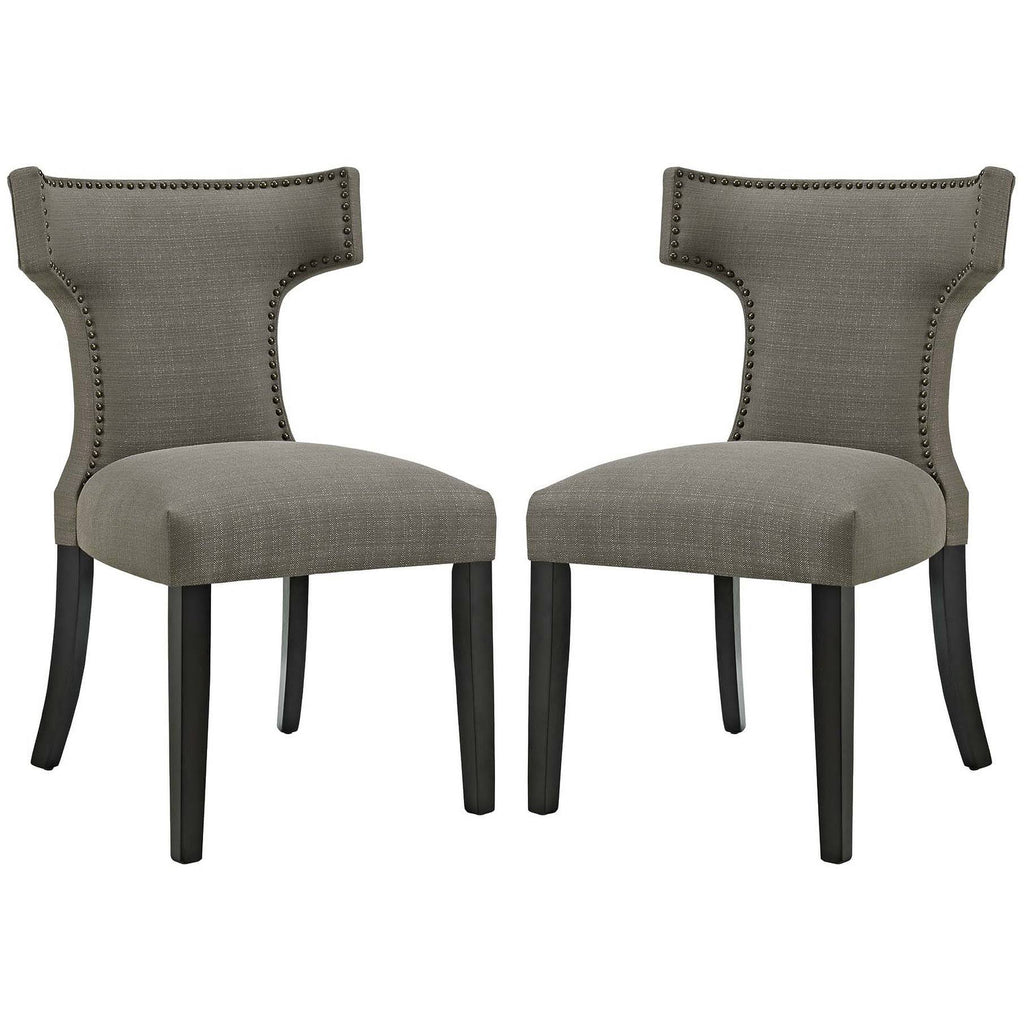 Granite Fabric Dining Side Chair Set of 2 L795455