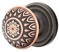Solid Brass Door Knob Set with Rosette I7537
