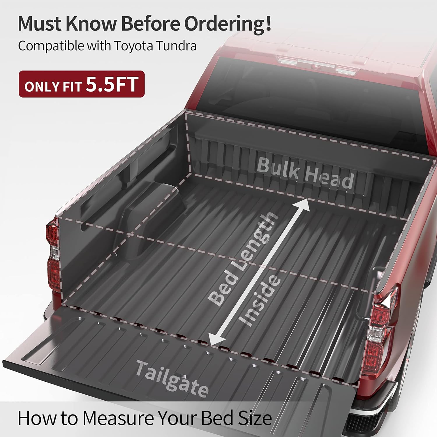 Soft Quad Fold Truck Bed Tonneau Cover I49028