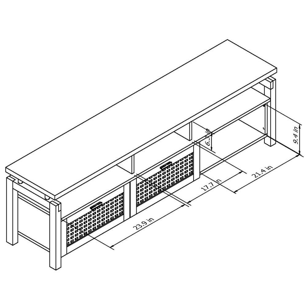 Espresso Wood TV Console Z994