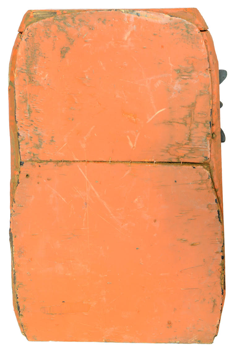 Orange Wooden Pumpkin R48266