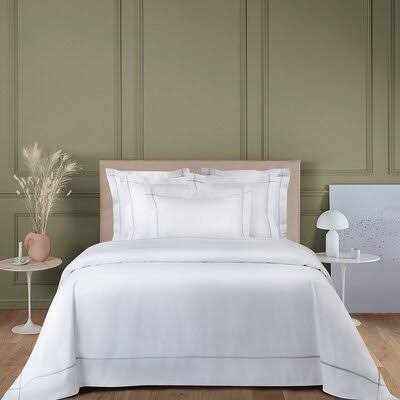 Silver Full/Queen Cotton Duvet Cover C3722