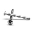 Sheet Metal Screw #12-14 x 1 3/4 inch Phillips Pan Head Type AB Zinc Plated Pk 1700 X17287