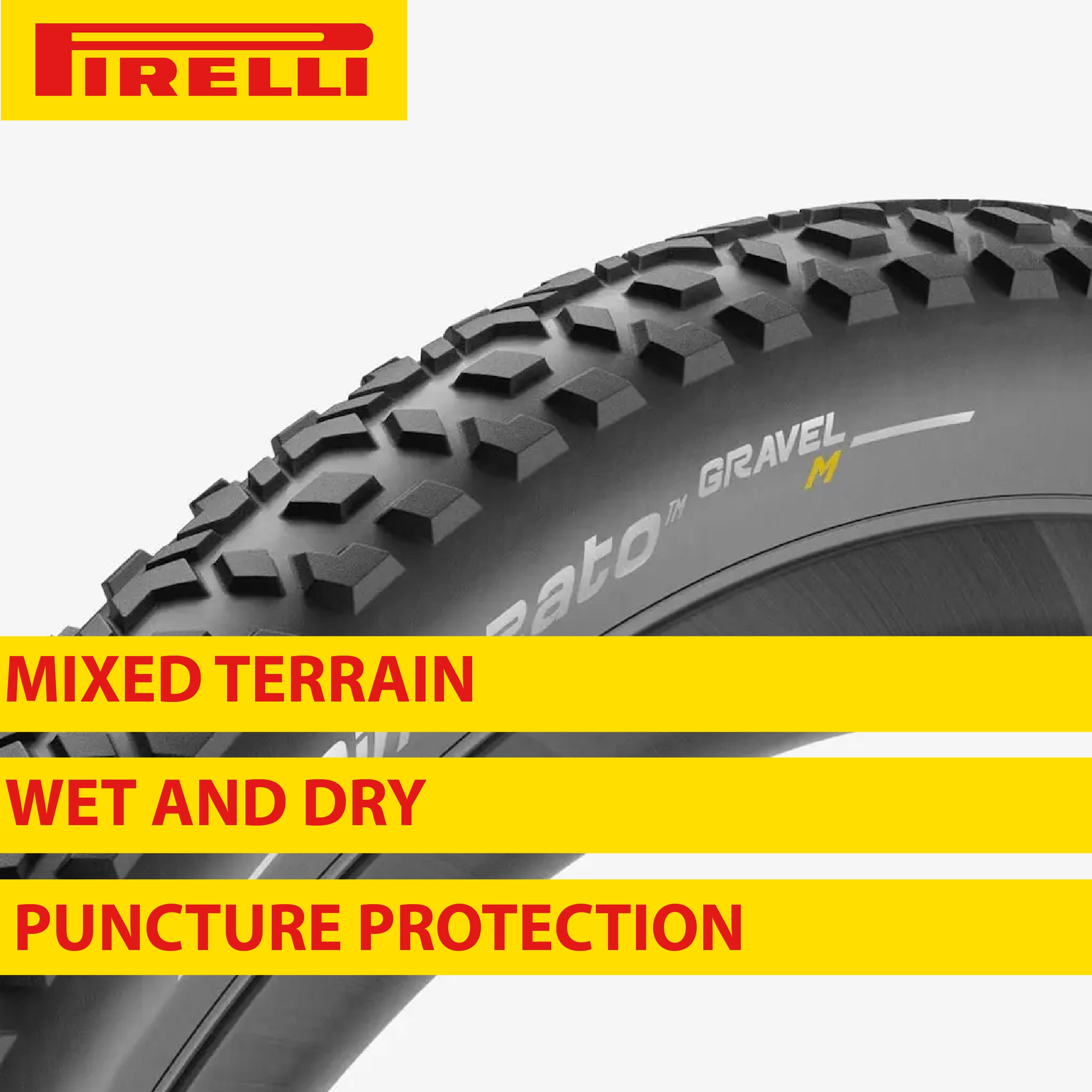 Gravel Bicycle Tire with SmarTUBE Presta 60mm R47233