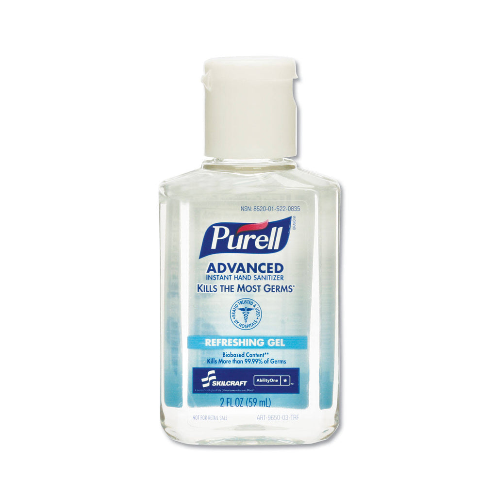 Purell Instant Hand Sanitizer Personal Pump Bottle 2 oz. 24/Box F87306