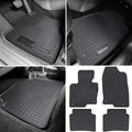 Black 4PCS Heavy Duty Rubber Floor Mat X167681