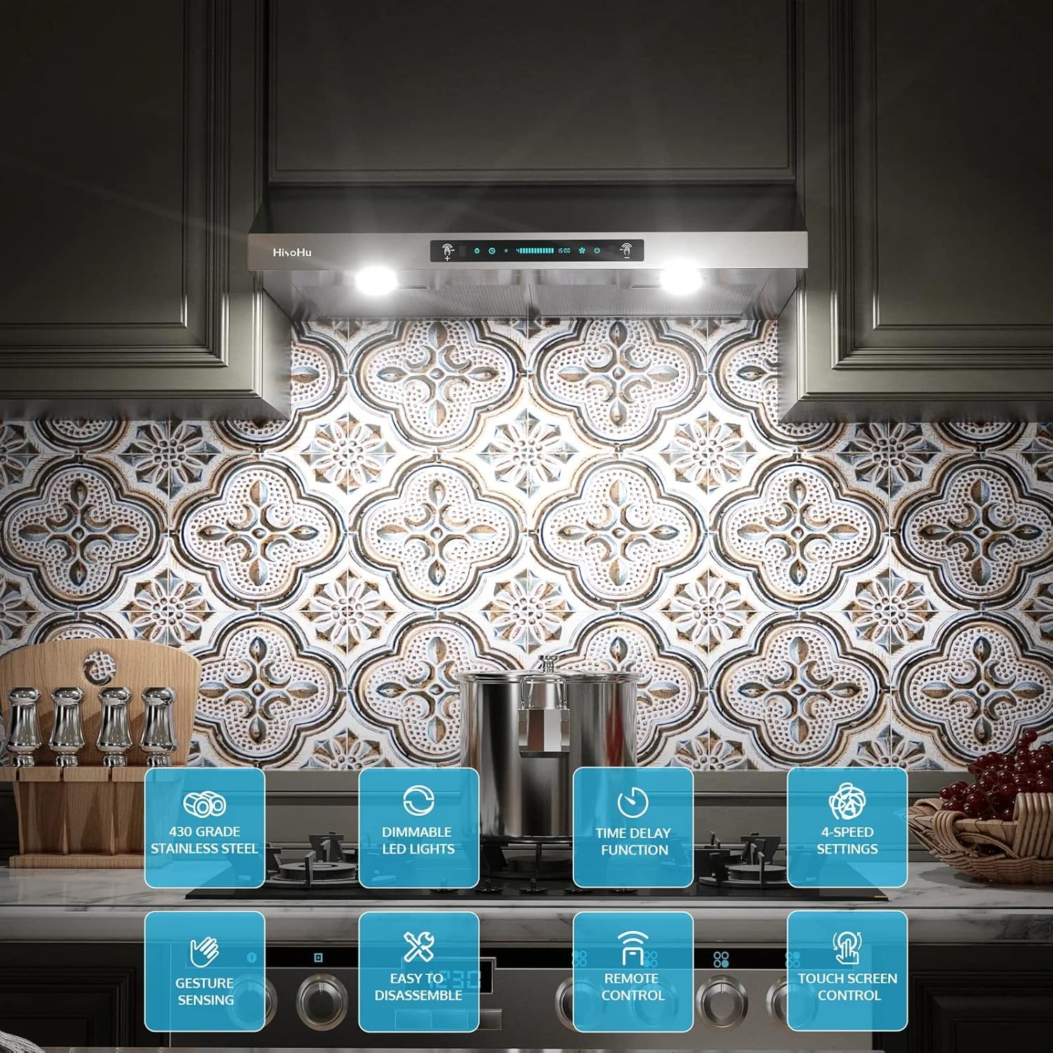 Stainless Steel Under Cabinet Range Hood with 900-CFM C370