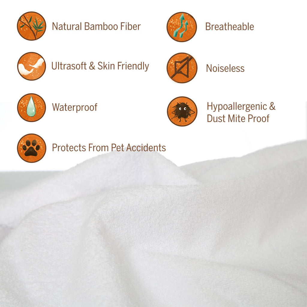 California King Bamboo Mattress Protector D25465
