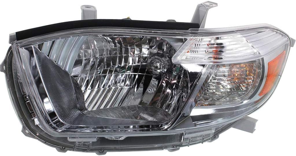 Pair Non Hybrid Headlight for Toyota Highlander 2011 2012 2013 O5643