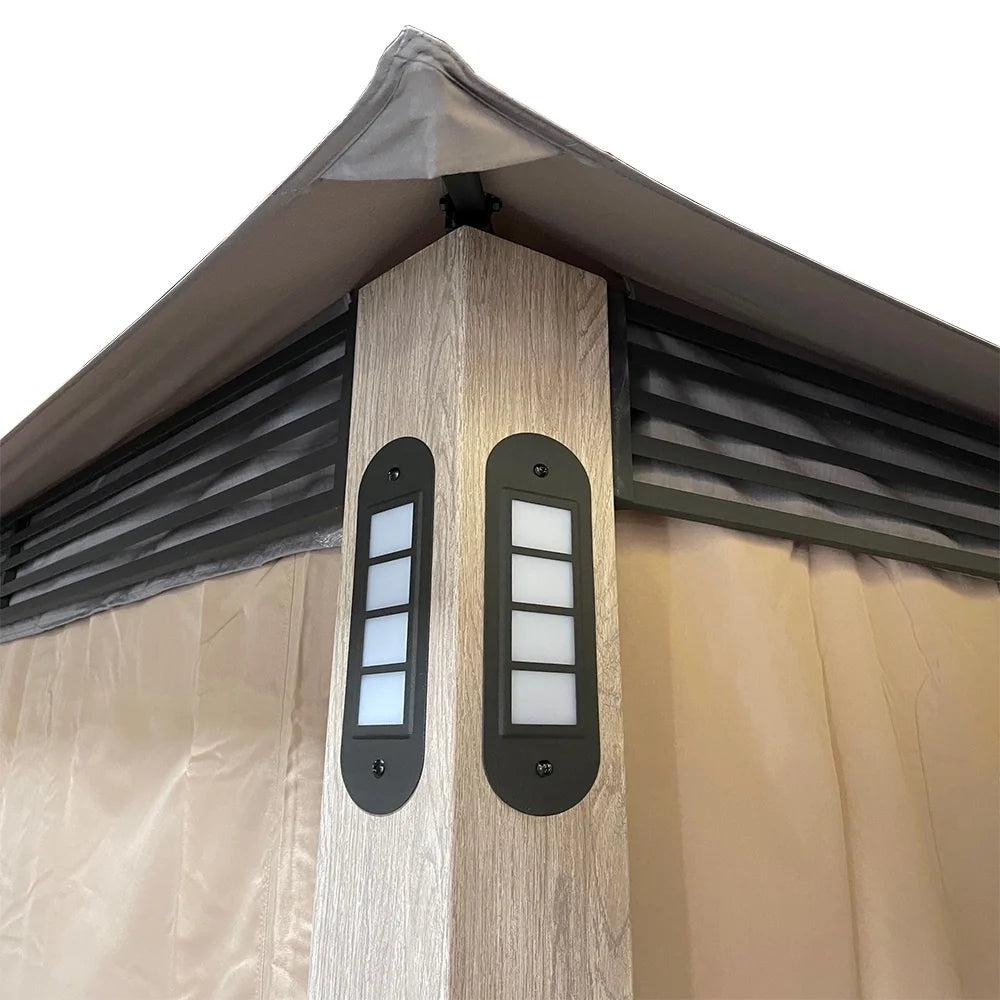 Slate Gray Replacement Canopy Top Cover for Gazebo M889