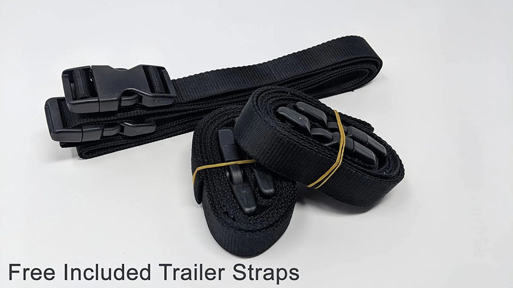 Blue/Black Jet Ski Cover with Trailer Straps and Storage Bag C416