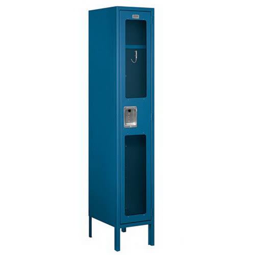 Blue Single Tier See Through Metal Locker T40790