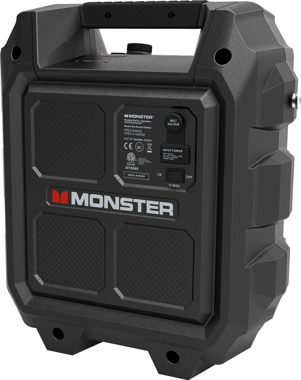 Portable Bluetooth Wireless Speaker, 60 Watts, Water Resistant R96881