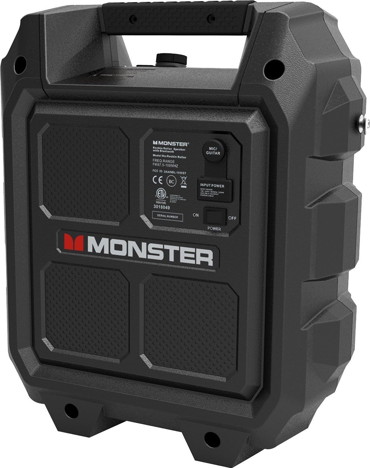 Portable Bluetooth Wireless Speaker, 60 Watts, Water Resistant R96881