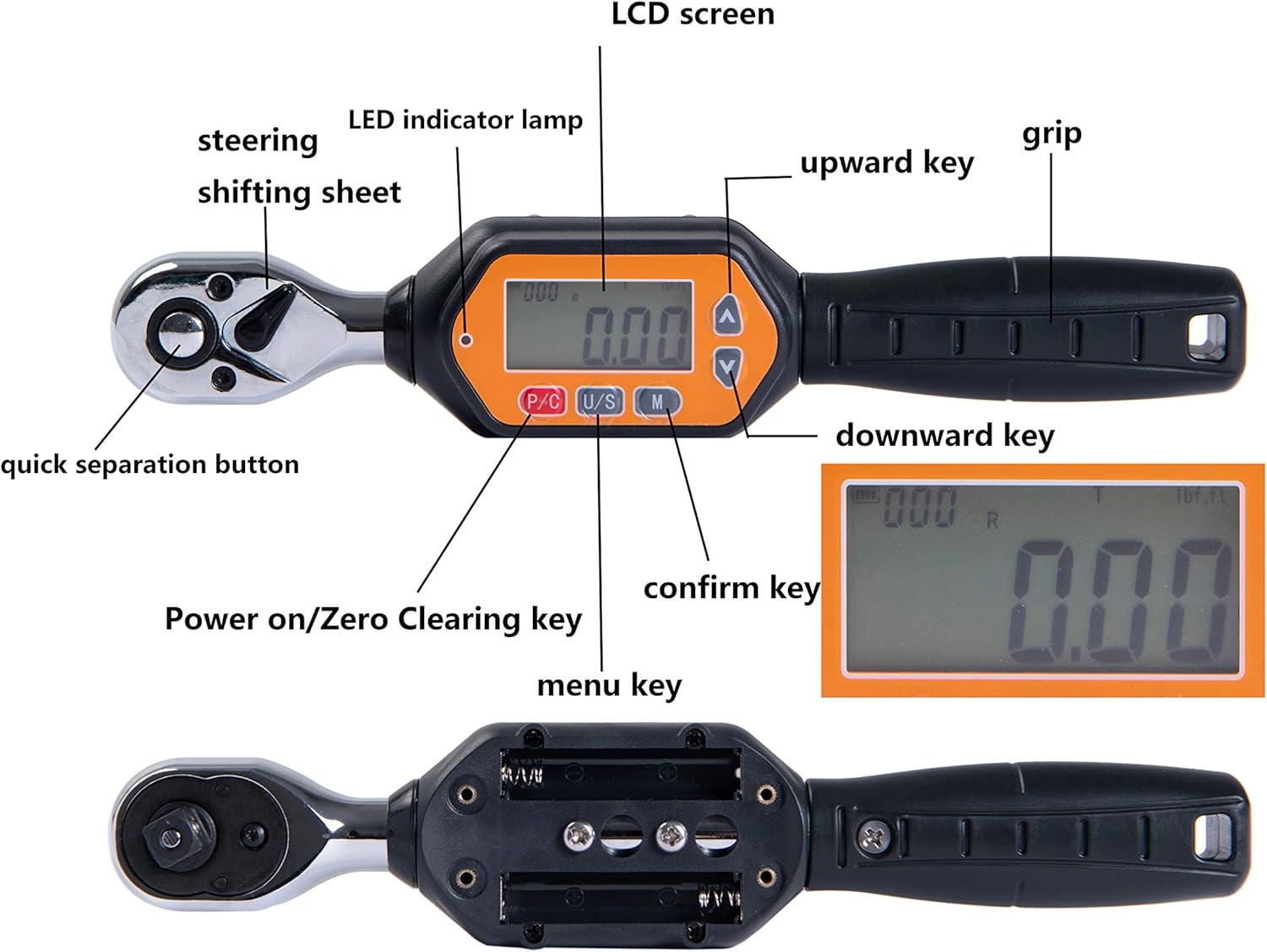 3/8 inch Digital Torque Wrench B398
