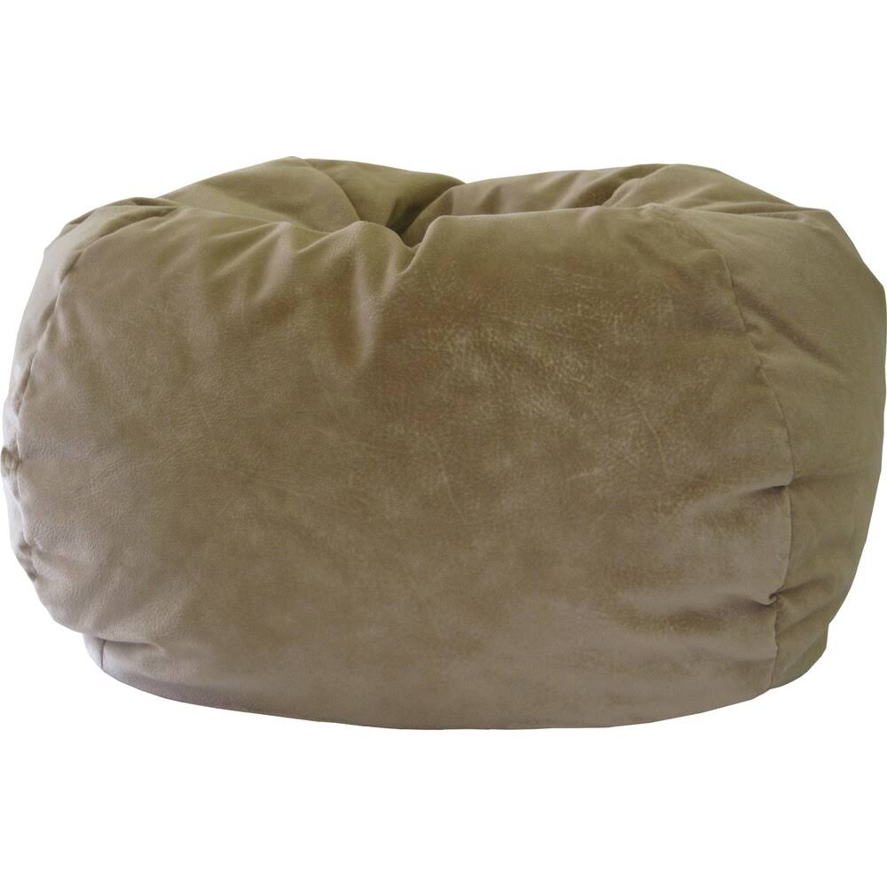 Blue Small Micro Suede Bean Bag Chair F361376